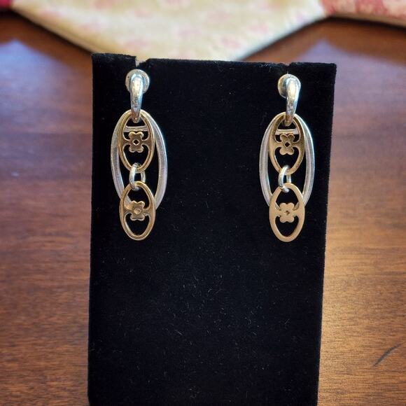 BRIGHTON MIXED metals dangle earrings - Picture 2 of 3